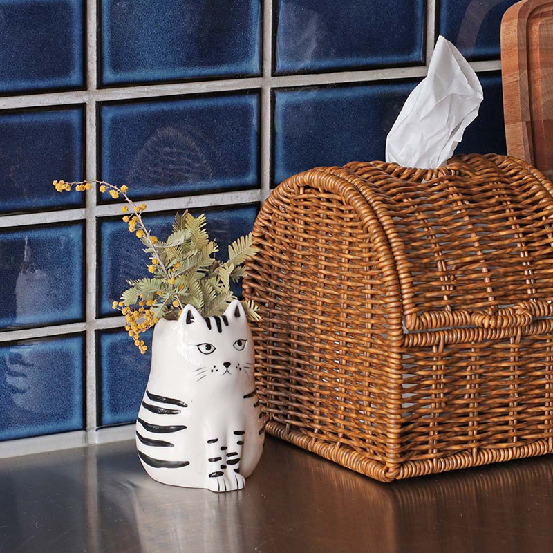 Sceneryvase シナリー モチーフフラワーベース ネコ